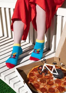 Цветные носки JNRB: Носки Доставка пиццы
