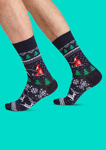 Цветные носки JNRB: Носки Сказки Деда Мороза