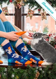 Цветные носки JNRB: Носки Счастливый кролик