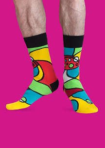 С геометрией JNRB: Носки Мухоморные