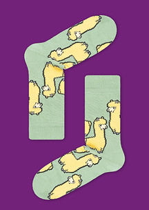 На счастье JNRB: Носки Мама мыла ламу