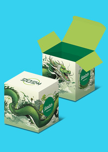 Подарочная упаковка JNRB: Коробка Дракон больших желаний для 4-х пар носков