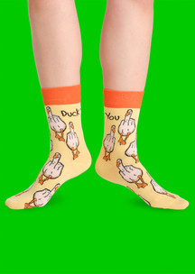 Цветные носки JNRB: Носки Duck you