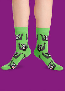 Цветные носки JNRB: Носки Крутые еноты