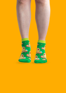 Цветные носки JNRB: Носки Зеленая капибара