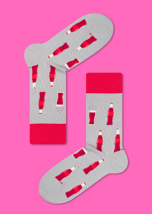 Цветные носки JNRB: Набор Много букв 7 пар