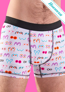 На счастье JNRB: Трусы боксеры Анютины глазки