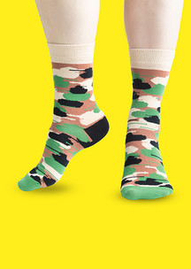 Цветные носки JNRB: Носки Удачный камуфляж