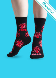 Цветные носки JNRB: Носки Огненная лошадь