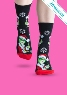 Цветные носки JNRB: Носки Похититель Рождества
