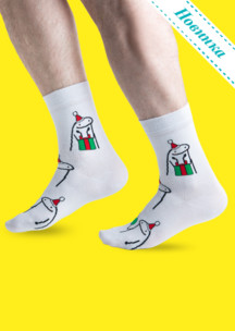 Мужские носки JNRB: Носки Новогодние чувачки