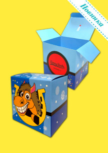 Подарочная упаковка JNRB: Коробка для 4х пар Большая Добрая Лошадь 2026