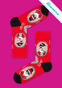 Цветные носки JNRB: Чемодан Новогодний с 21 парой Новый год 2026