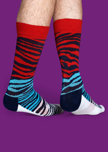 Цветные носки Happy Socks: Носки спортивные Русская тройка