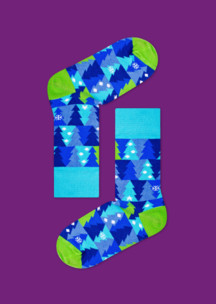 Цветные носки JNRB: Носки Елки-иголки