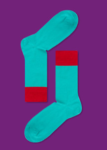 Двухцветные JNRB: Носки Перечная мята