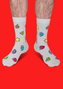 Цветные носки JNRB: Носки Гуманоидные