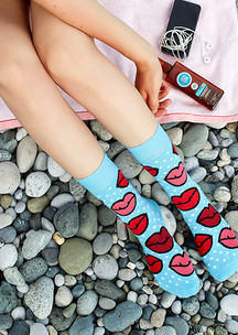 Цветные носки JNRB: Носки Улыбка Джоконды