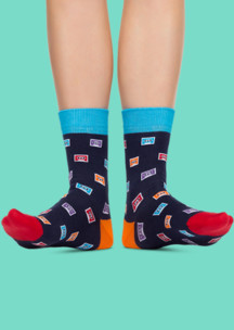 Цветные носки JNRB: Носки Перемотка